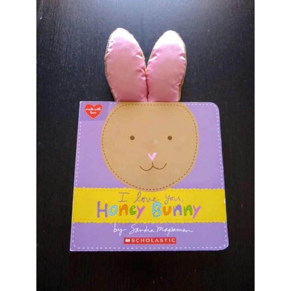 I Love You Honey Bunny Plush Ears Book